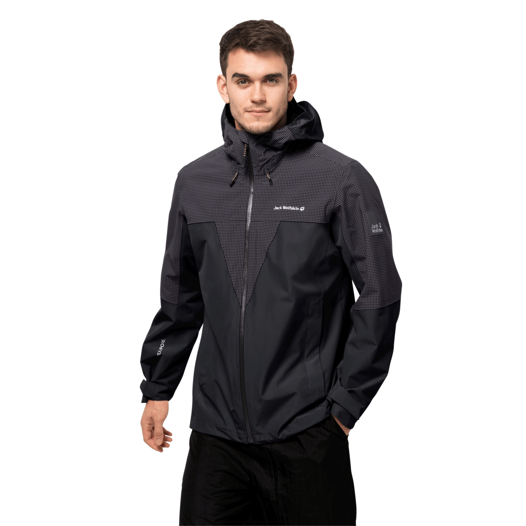 Męska kurtka przeciwdeszczowa DNA RHAPSODY JACKET M phantom - S