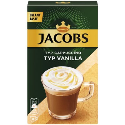 Kawa rozpuszczalna JACOBS Cappuccino Vanilla (8 szt.)