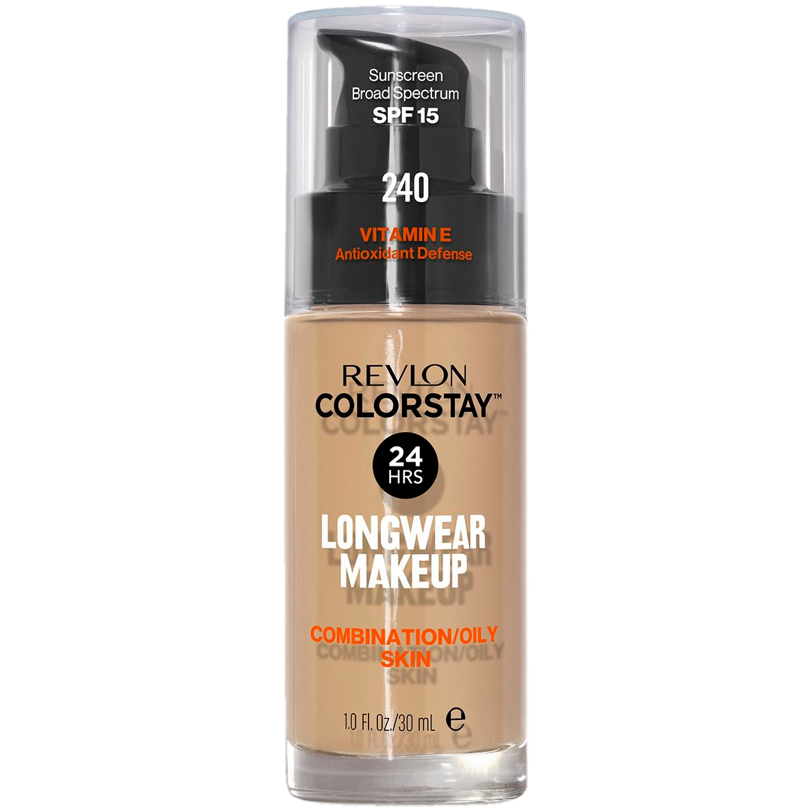 Revlon Colorstay podkład z pompką i SPF15 do cery mieszanej i tłustej 240 medium beige, 30 ml
