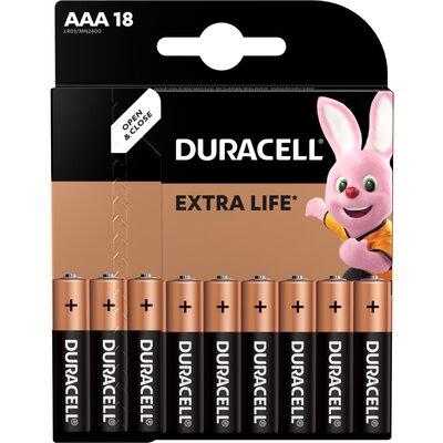 Baterie AAA LR3 DURACELL Basic (18 szt.)