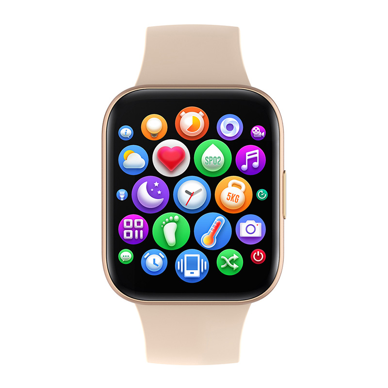 Colmi P8 Plus SE zestaw: smartwatch, 1 szt. + silikonowe etui ochronne, 1 szt.