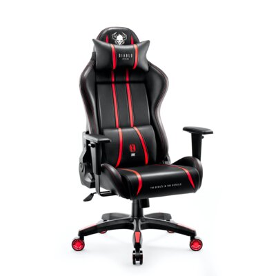 Fotel gamingowy DIABLO CHAIRS X-One 2.0 Normal Size Czarno-czerwony