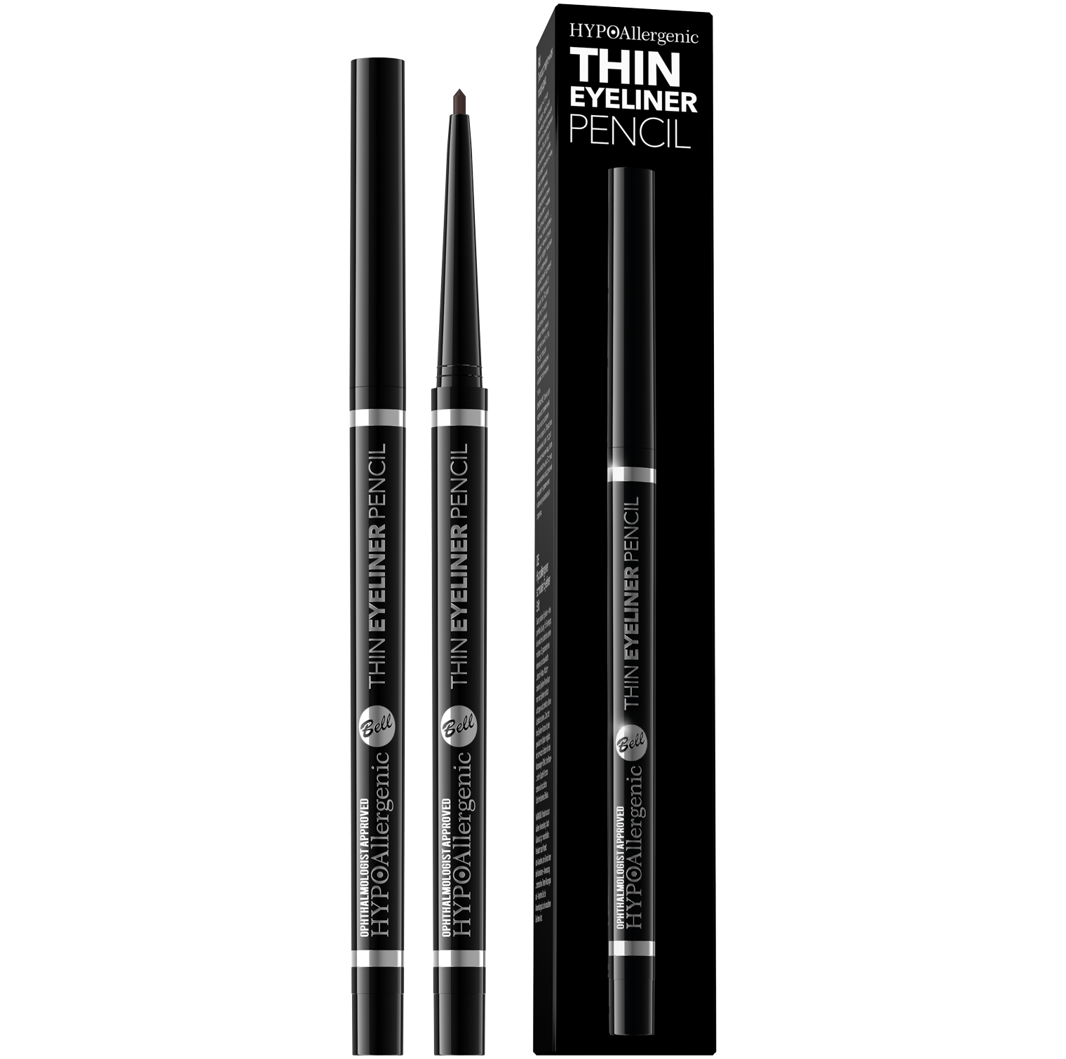 Bell HYPOAllergenic Thin konturówka do oczu 03 graphite, 6 ml