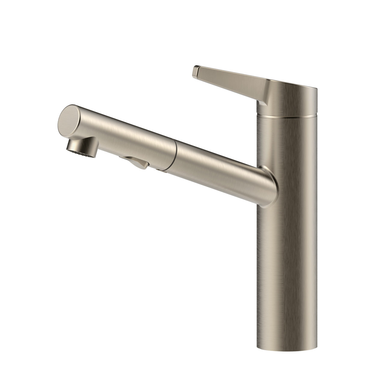 Gessi - Bateria kuchenna Thalium dwufunkcyjna wylewka 60536 Finox (Nikiel szczotkowany)