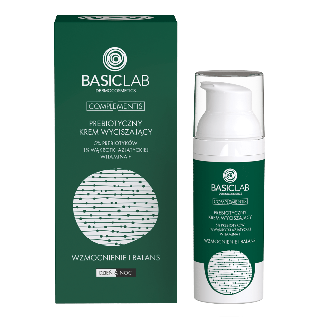 Basiclab Complementis prebiotyczny krem wyciszający do twarzy, 50 ml