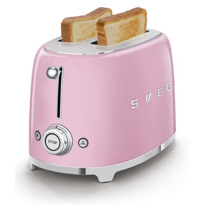 Toster SMEG TSF01PKEU Różowy