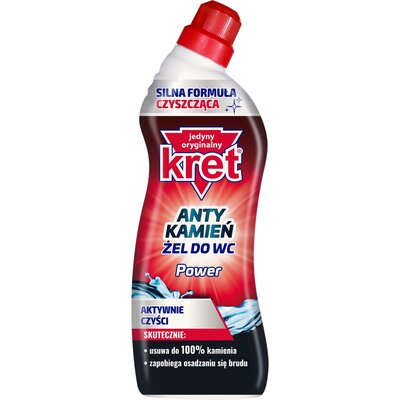 Żel do czyszczenia toalety KRET Antykamień Power 750 ml