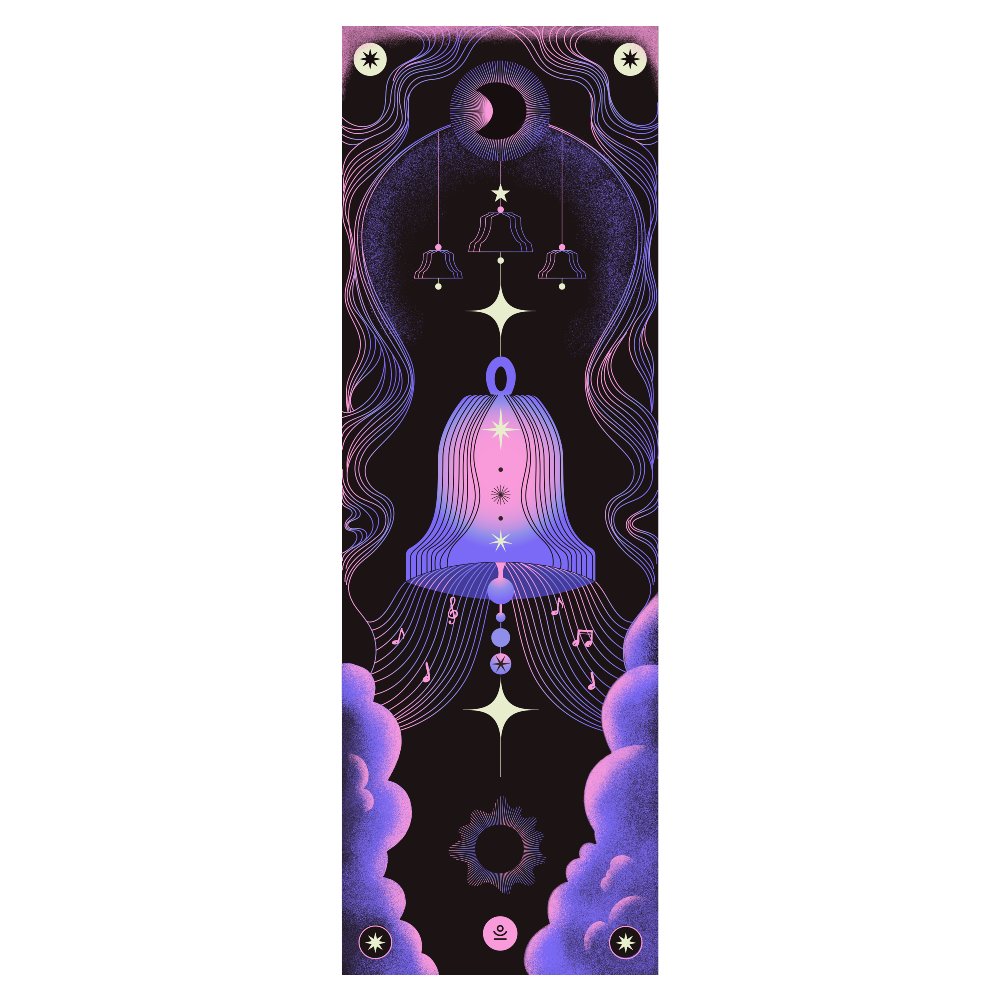 Moonholi mata do jogi, ćwiczeń i pilatesu Bells, 1 szt.