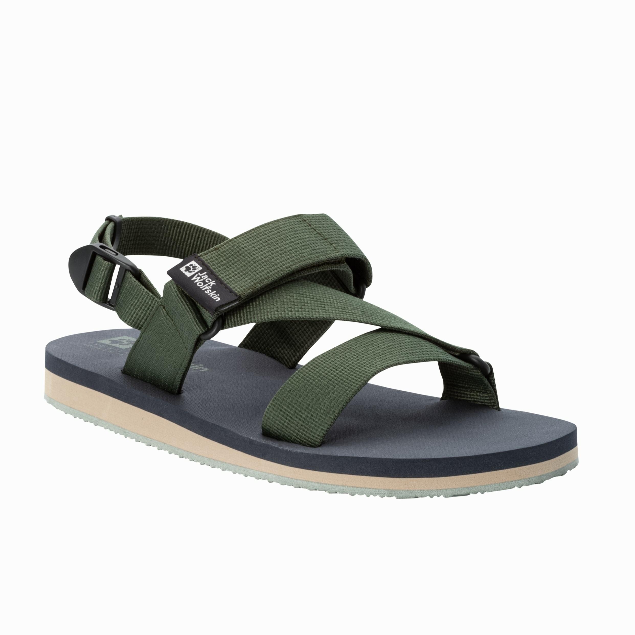 Sandały męskie Jack Wolfskin URBAN ENTDECKUNG BELT SANDAL M thyme green - 46