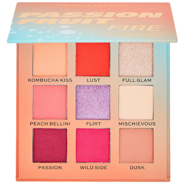 Revolution Makeup Passion Fruit Fire paleta cieni do powiek, 1 g
