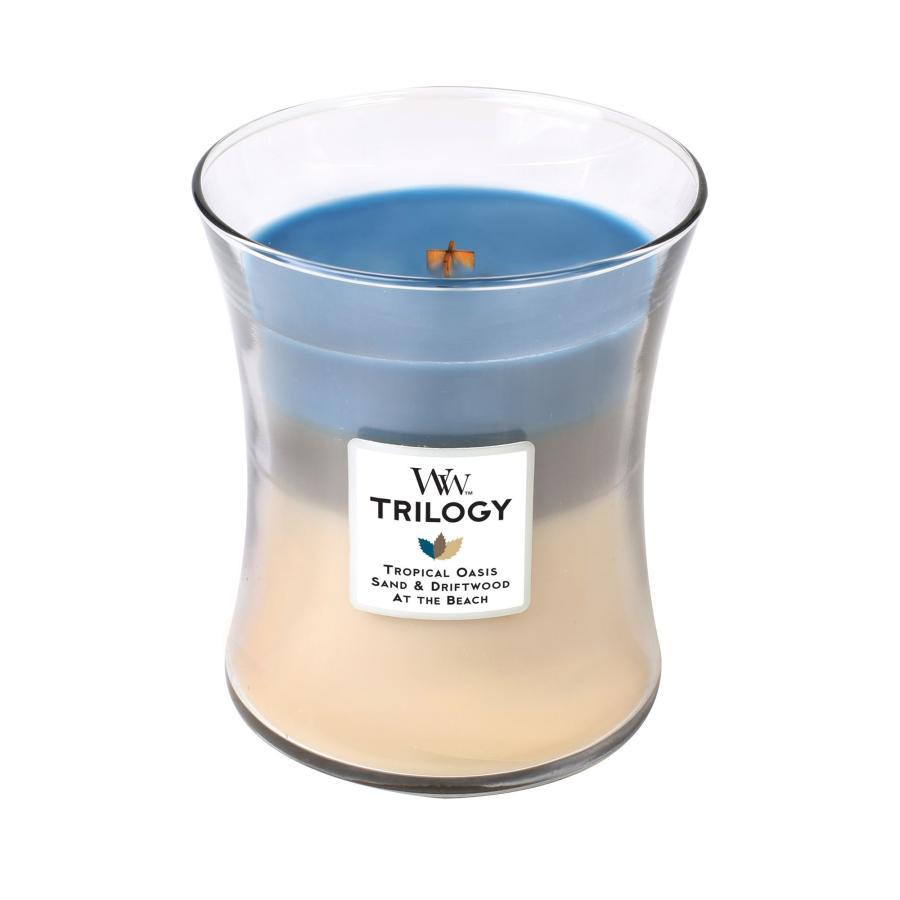 WoodWick - Świeca Średnia Trilogy Nautical Escape 100h
