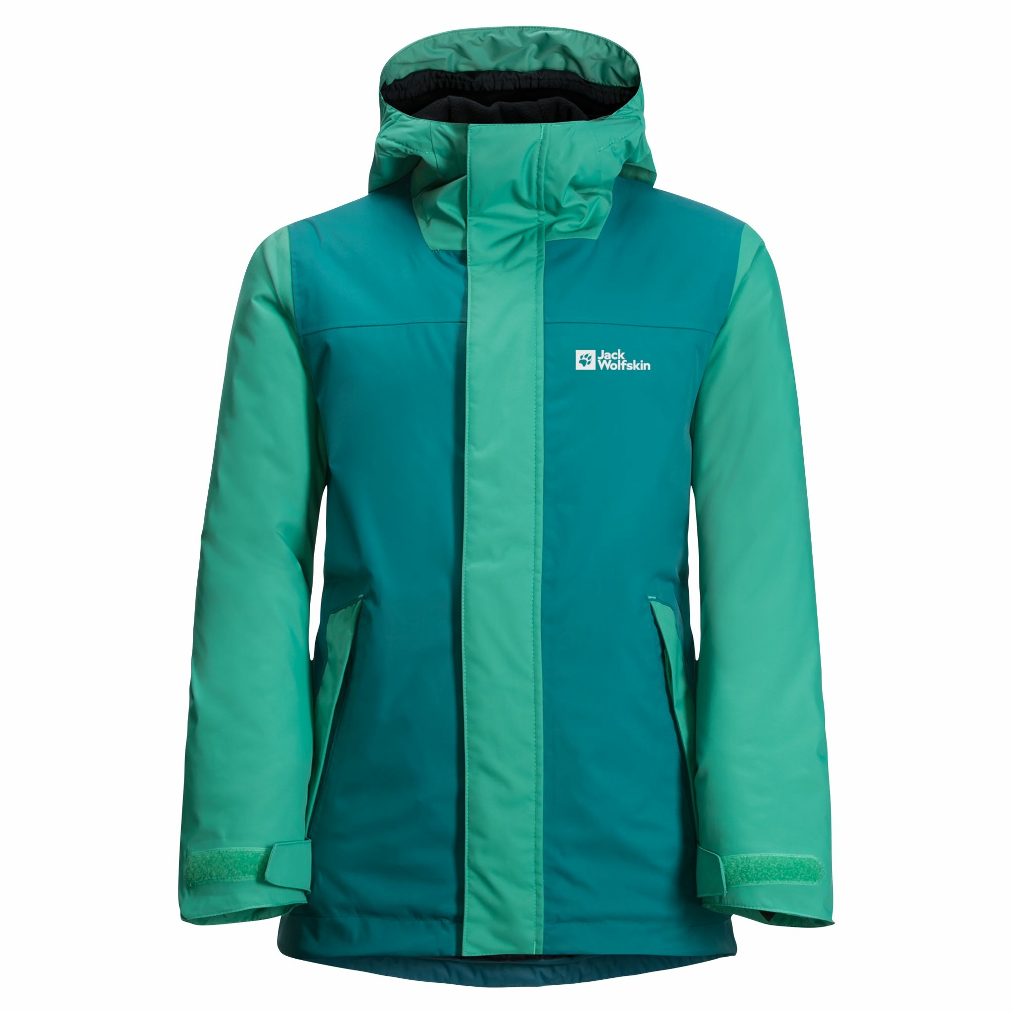 Dziecięca kurtka zimowa Jack Wolfskin ICY MOUNTAIN JACKET K bay blue - 128