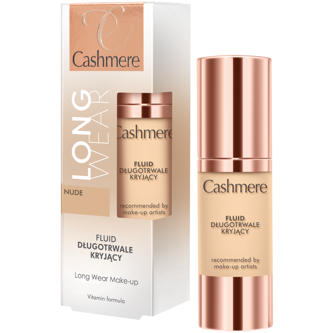 Cashmere Long Wear Make-Up fluid kryjący do twarzy 03 nude, 30 ml