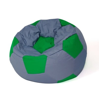 Pufa worek GO GIFT Piłka 5 L Szaro-zielony 80 cm