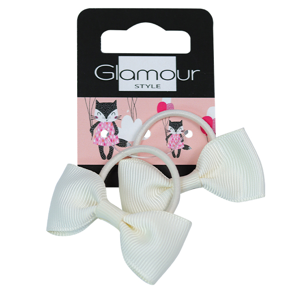 Glamour Kids gumki do włosów, 2 szt./1 opak.