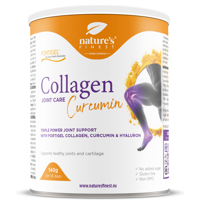 Nature's Finest Collagen Jointcare Curcumin suplement diety z kolagenem i kurkuminą, 140 g