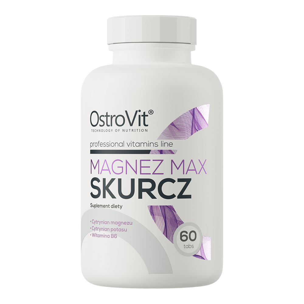 OstroVit Magnez Max Skurcz suplement diety, 60 tabl./1 opak.