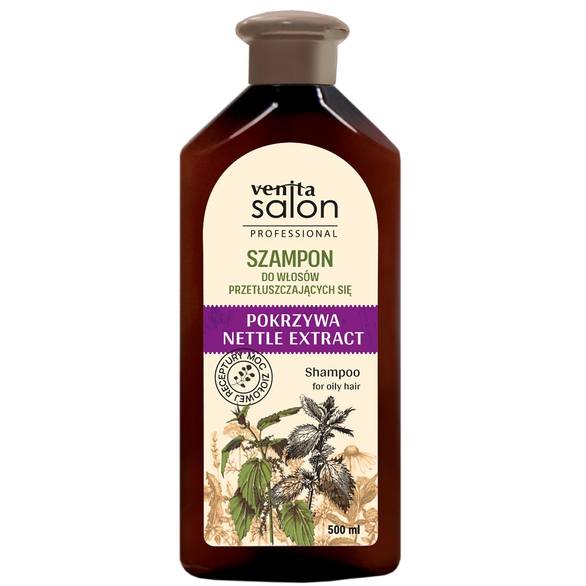 Venita Salon szampon do włosów przetłuszczających się, 500 ml
