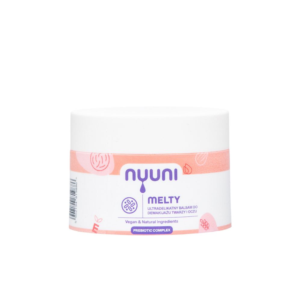 Nuuni Melty ultradelikatny balsam do demakijażu twarzy i oczu, 50 ml