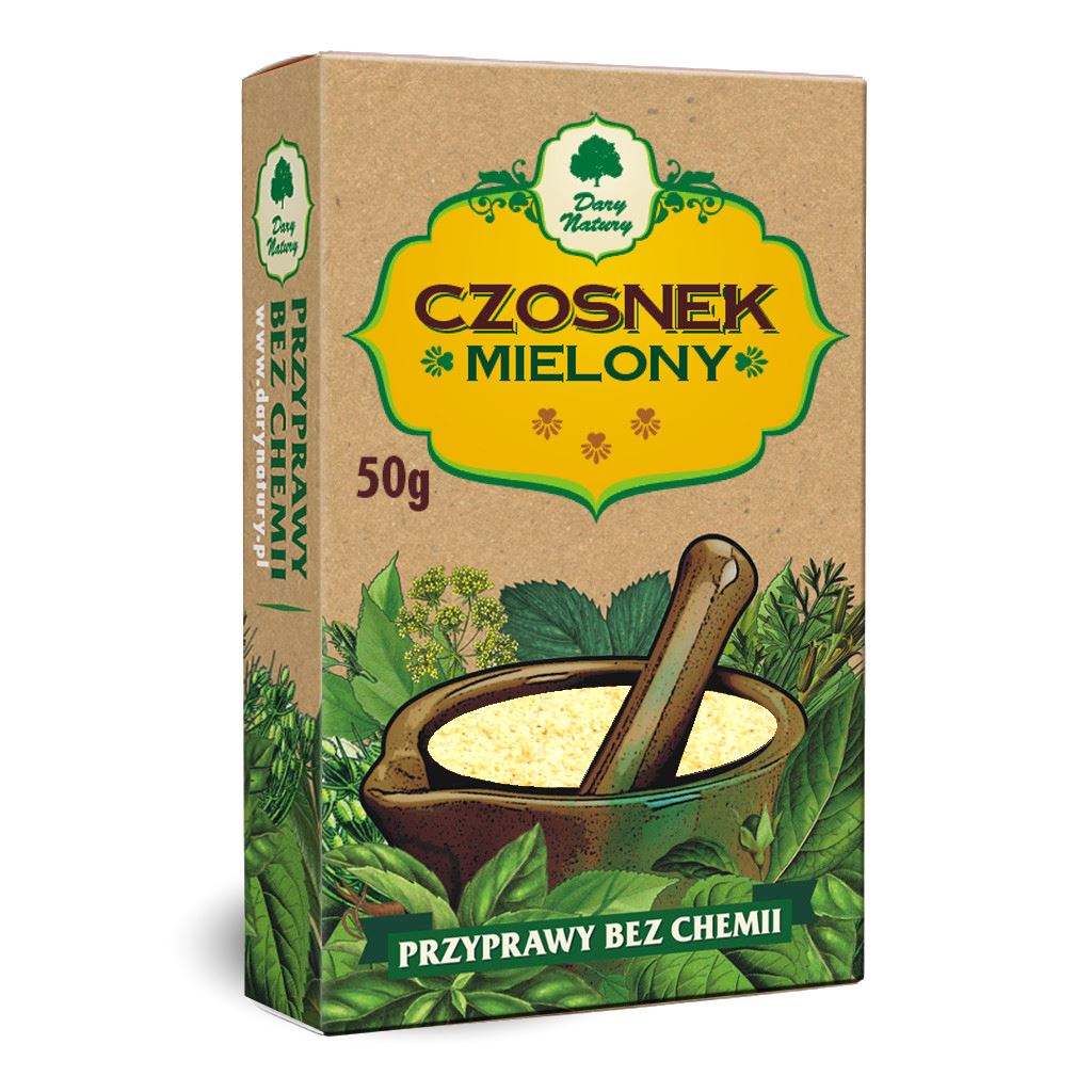 Czosnek mielony 50 g (Dary Natury)