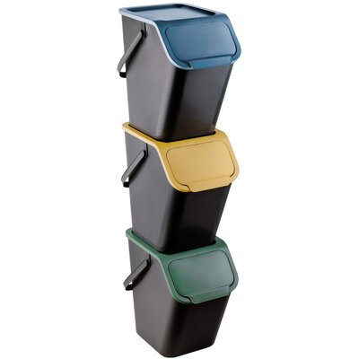 Kosz na śmieci do segregacji PRACTIC Bini 10104177 3x25L