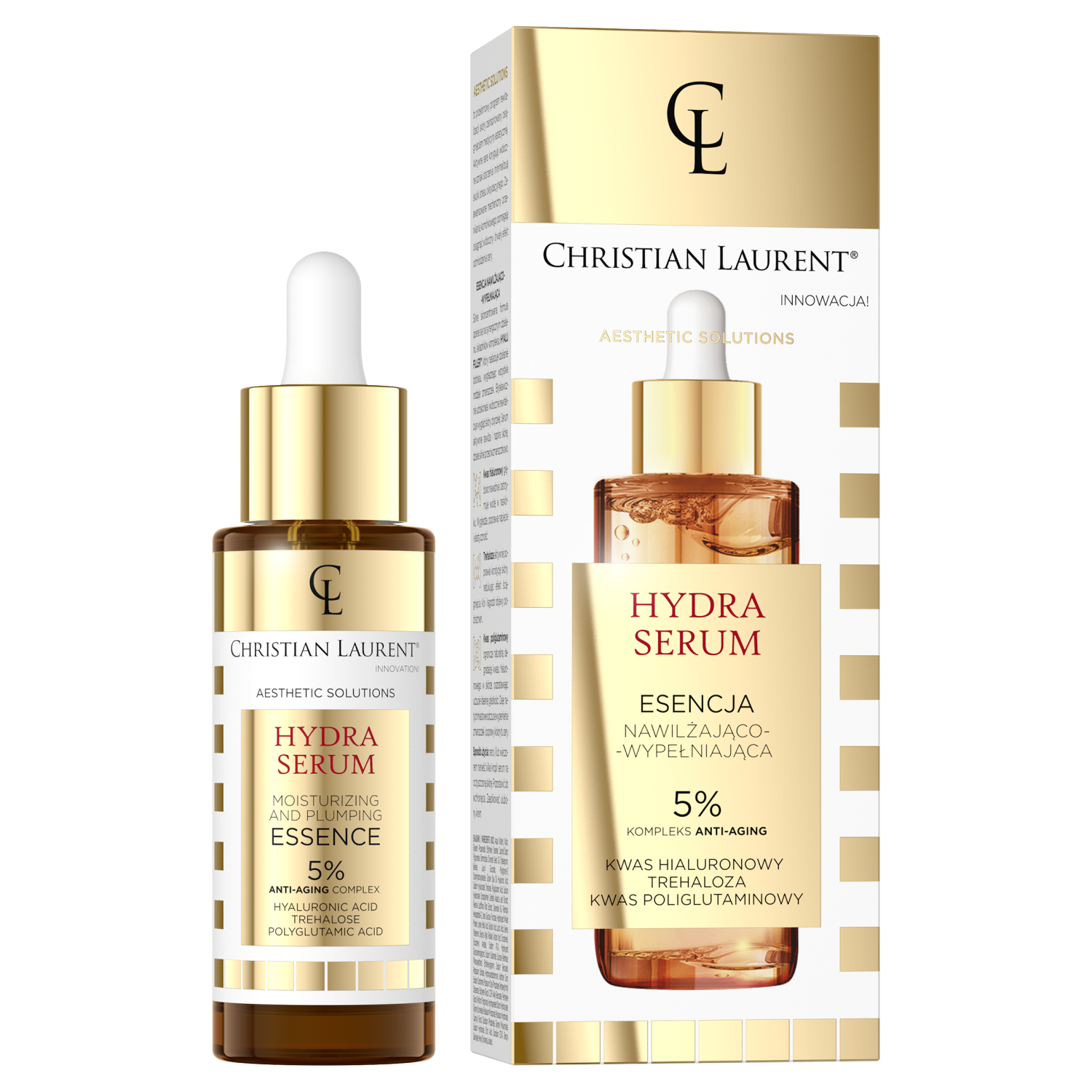 Christian Laurent Aestetic solutions Hydra Serum nawilżająco-wypełniająca esencja do twarzy, 30 ml