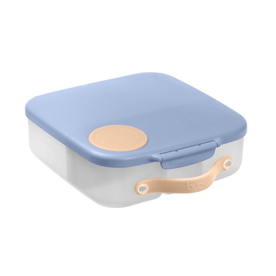B.box lunchbox dla dzieci do szkoły - szczelna śniadaniówka z przegródkami i wkładem chłodzącym Feeling Peachy, 1 szt.