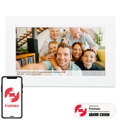 Ramka cyfrowa DENVER Frameo PFF-1015W Biały