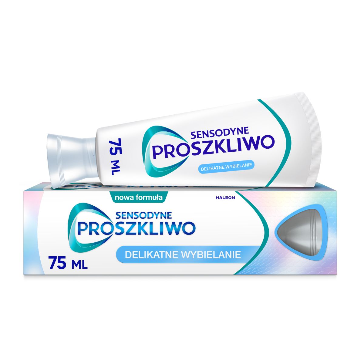 Sensodyne Proszkliwo Delikatne Wybielanie pasta do mycia zębów odświeżająca, wybielające, przeciw próchnicy, dla palaczy i na przebarwienia, 75 ml