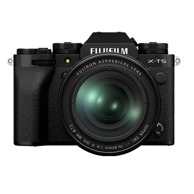 Aparat bezlusterkowy FUJIFILM X-T5 Czarny + Obiektyw XF 16-80mm f/4.0 OiS R WR, 40Mpix, 4K 60p