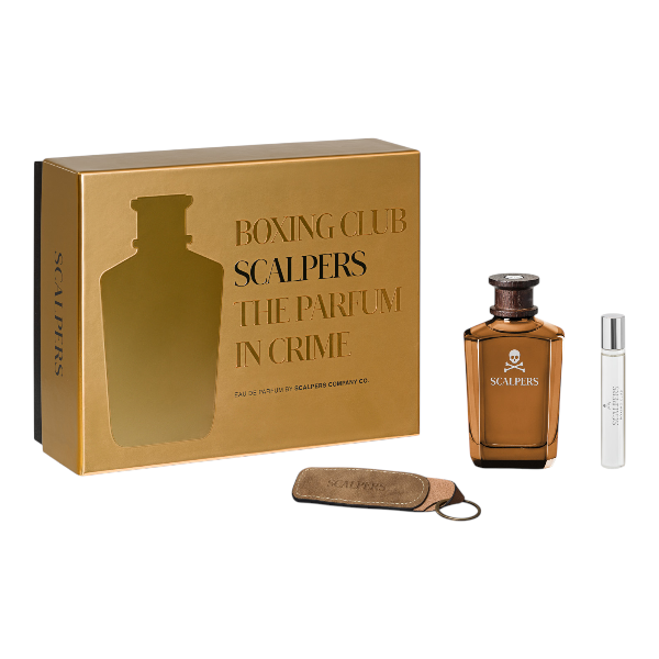 Scalpers Boxing Club zestaw: woda perfumowana męska, 125 ml + woda perfumowana męska, 15 ml + brelok, 1 szt.
