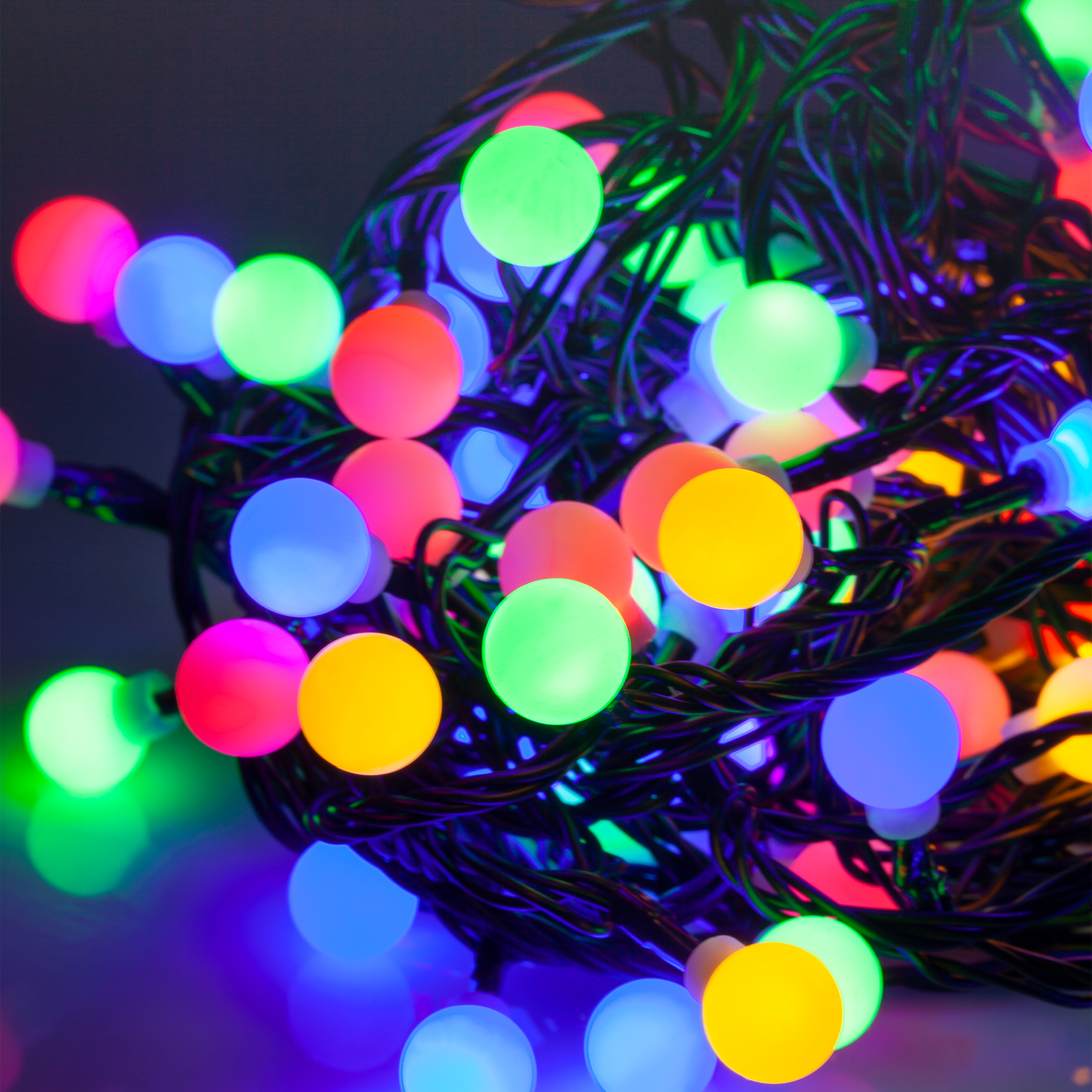 Lampki choinkowe LED RGB