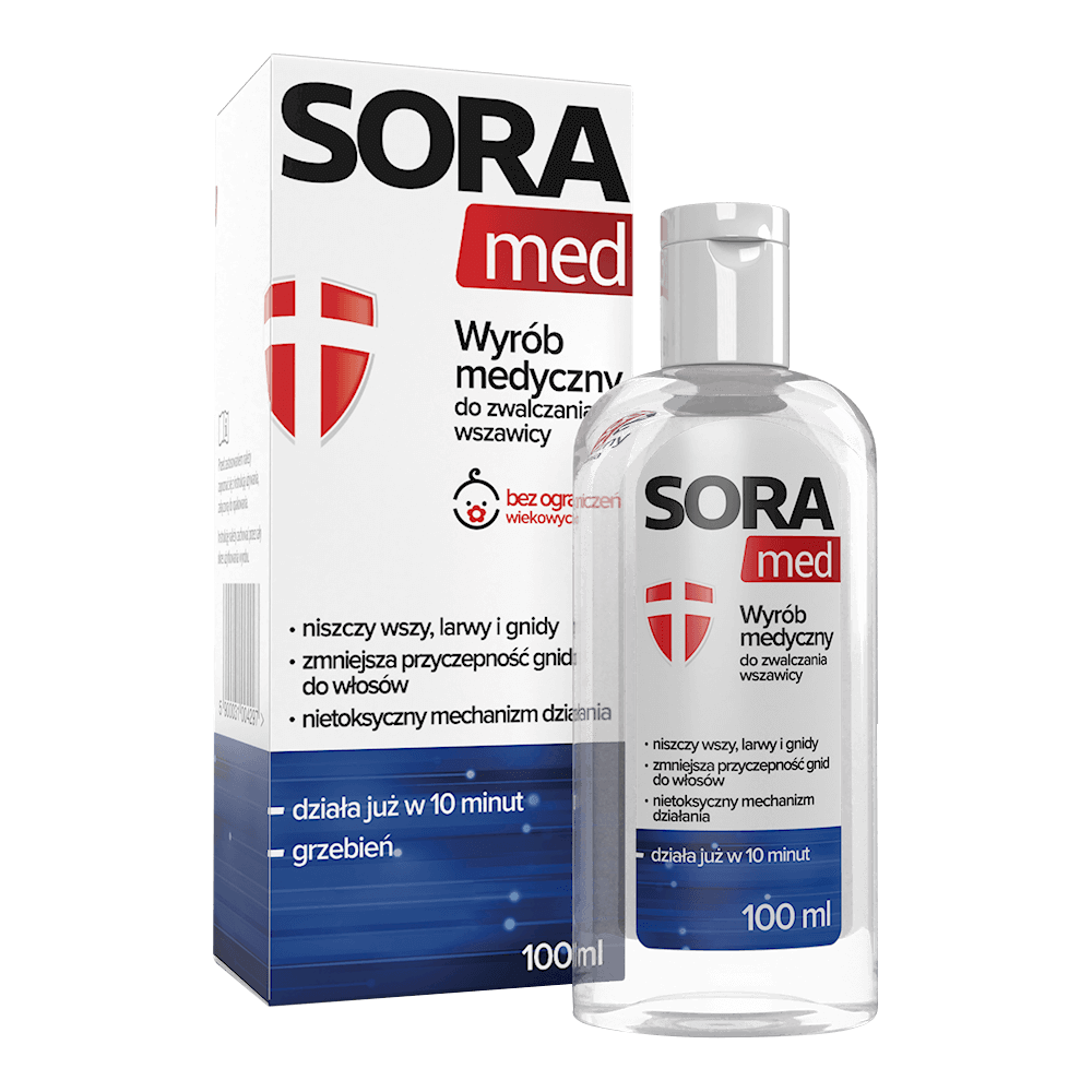 Sora Med, płyn do zwalczania wszawicy, 100 ml