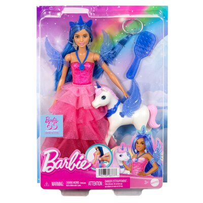 Lalka Barbie Sapphire Skrzydlaty jednorożec HRR16