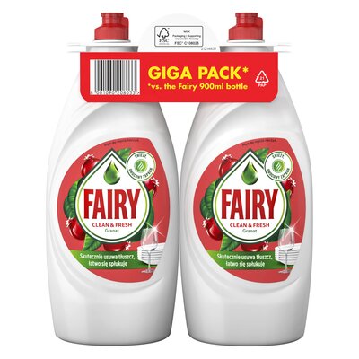 Płyn do mycia naczyń FAIRY Granat 1800 ml