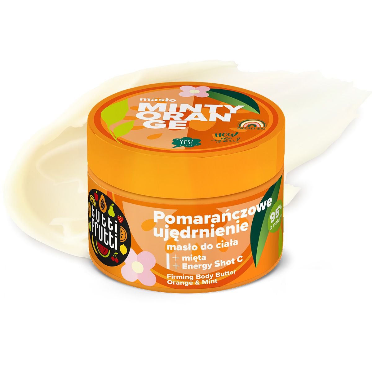 Tutti Frutti Minty Orange ujędrniające masło do ciała, 200 ml