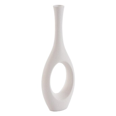 Wazon EUROFIRANY Riso 12 x 6 x 36 cm Kremowy