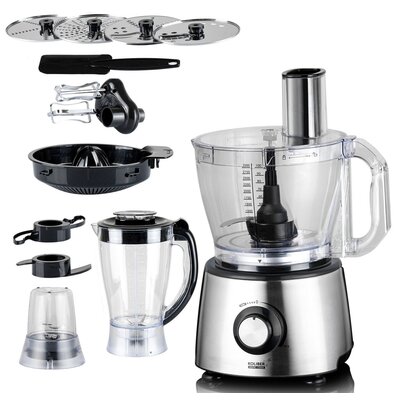 Robot kuchenny wielofunkcyjny KOLIBER Multimax KH-FP0830PBP-SS 800W z blenderem kielichowym