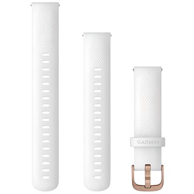 Pasek do Garmin Venu 2S/Forerunner 255S QuickFit koperta 39-41.7 mm (szerokość paska 18 mm) Biały
