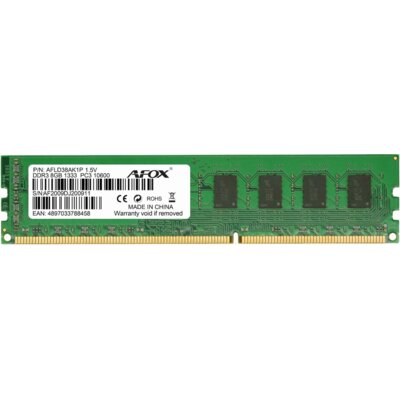 Pamięć RAM AFOX 8GB 1333MHz