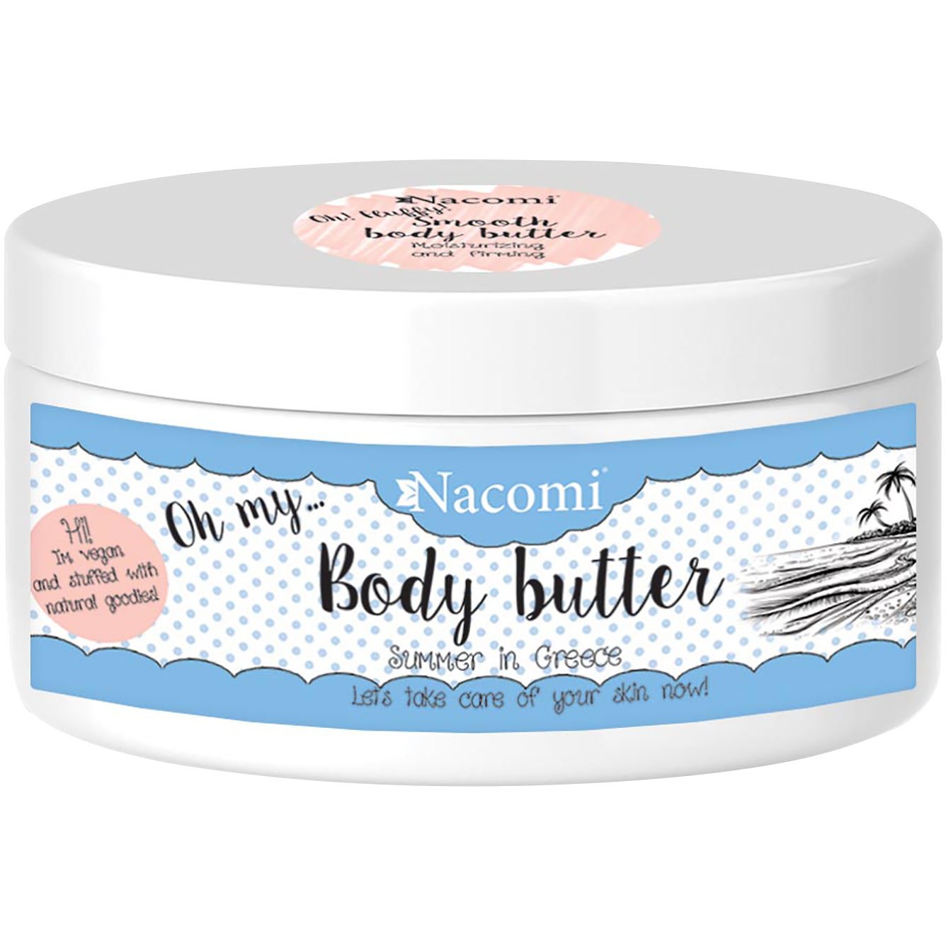 Nacomi Body Butter masło do ciała o zapachu greckiego lata, 100 ml