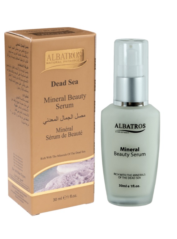 Albatros Dead Sea upiększające serum do twarzy z minerałami z Morza Martwego, 30 ml