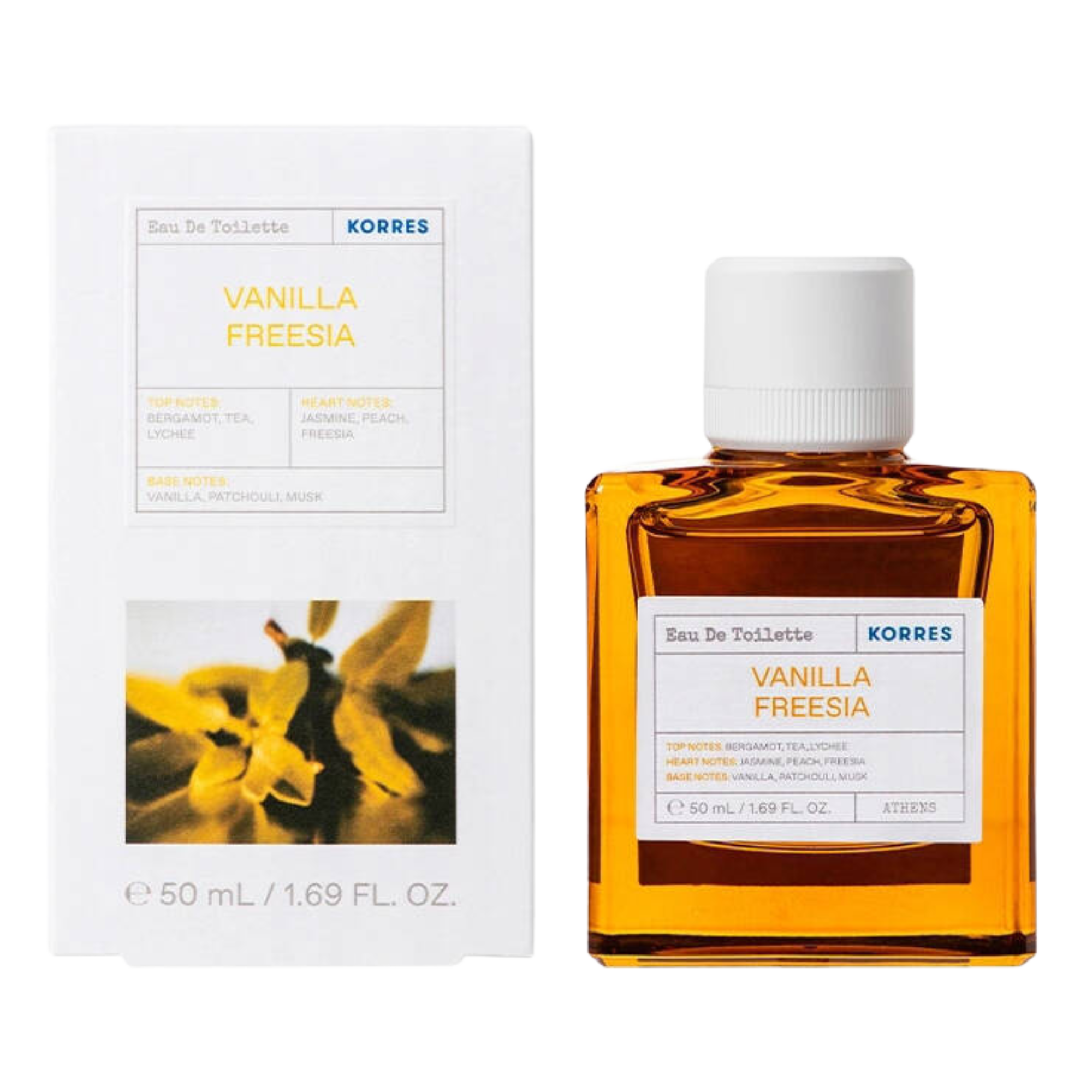 Korres Vanilla Freesia woda toaletowa damska, 50 ml