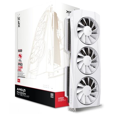 Karta graficzna XFX Radeon RX 9070XT Quicksilver White Gaming Edition 16GB