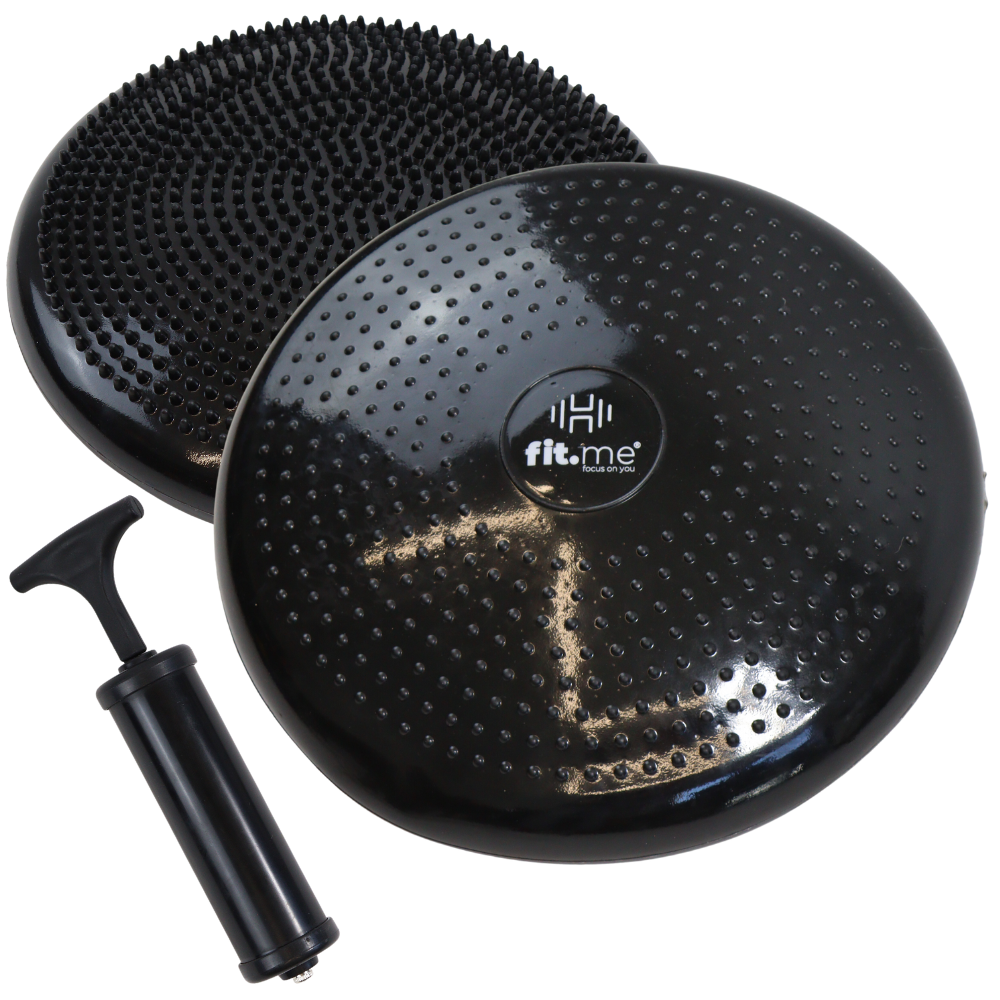 Fit.me zestaw: poduszka sensoryczna, czarna 34cm, 1 szt + pompka, 1 szt.