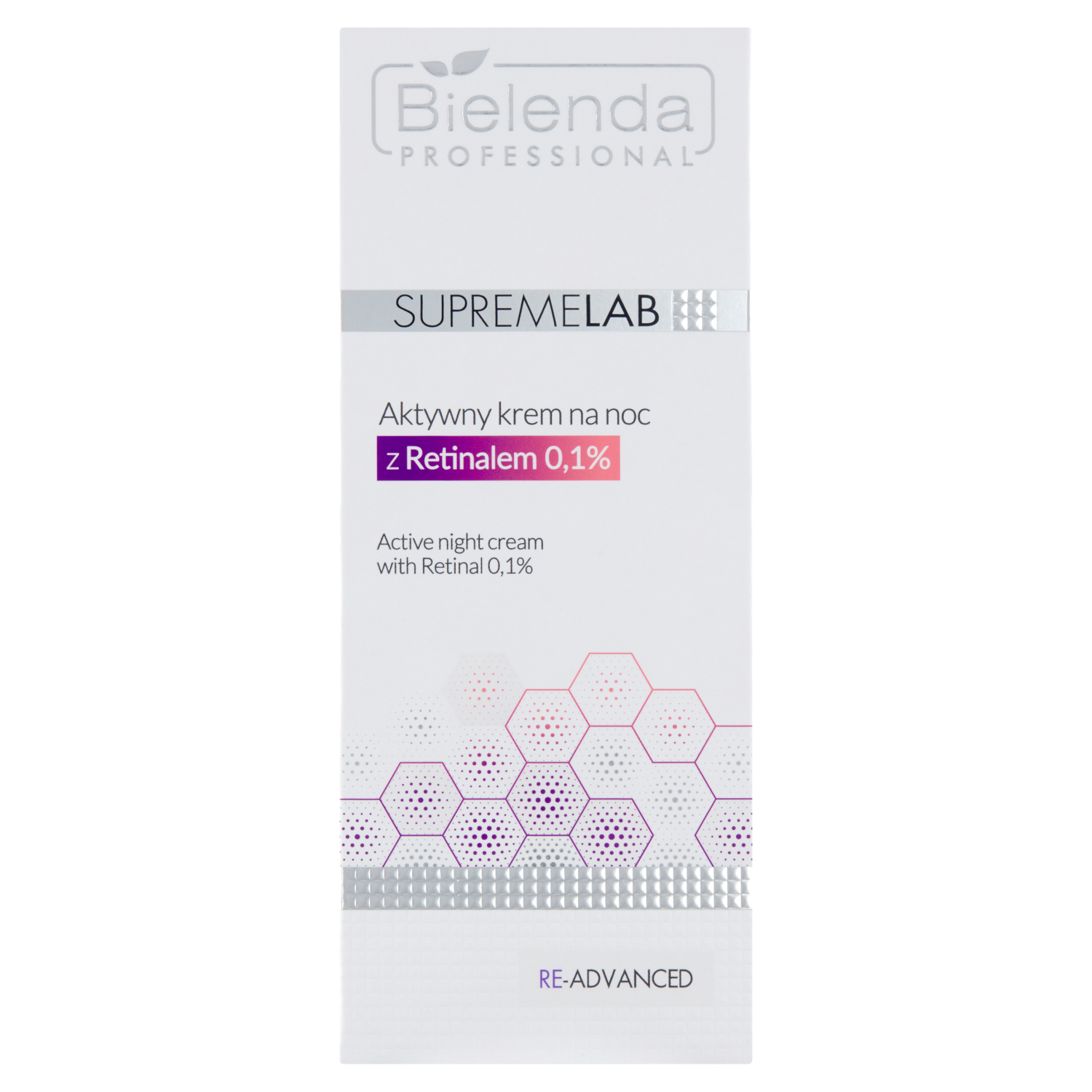 Bielenda Professional Re-advanced krem z 0,1% retinalem do twarzy na noc, 50 ml