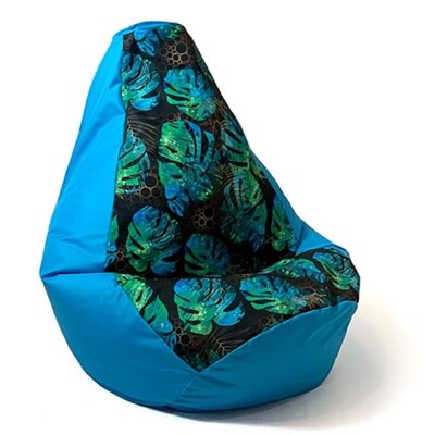 Pufa worek GO GIFT Monstera Wielokolorowy L 105 x 80 cm