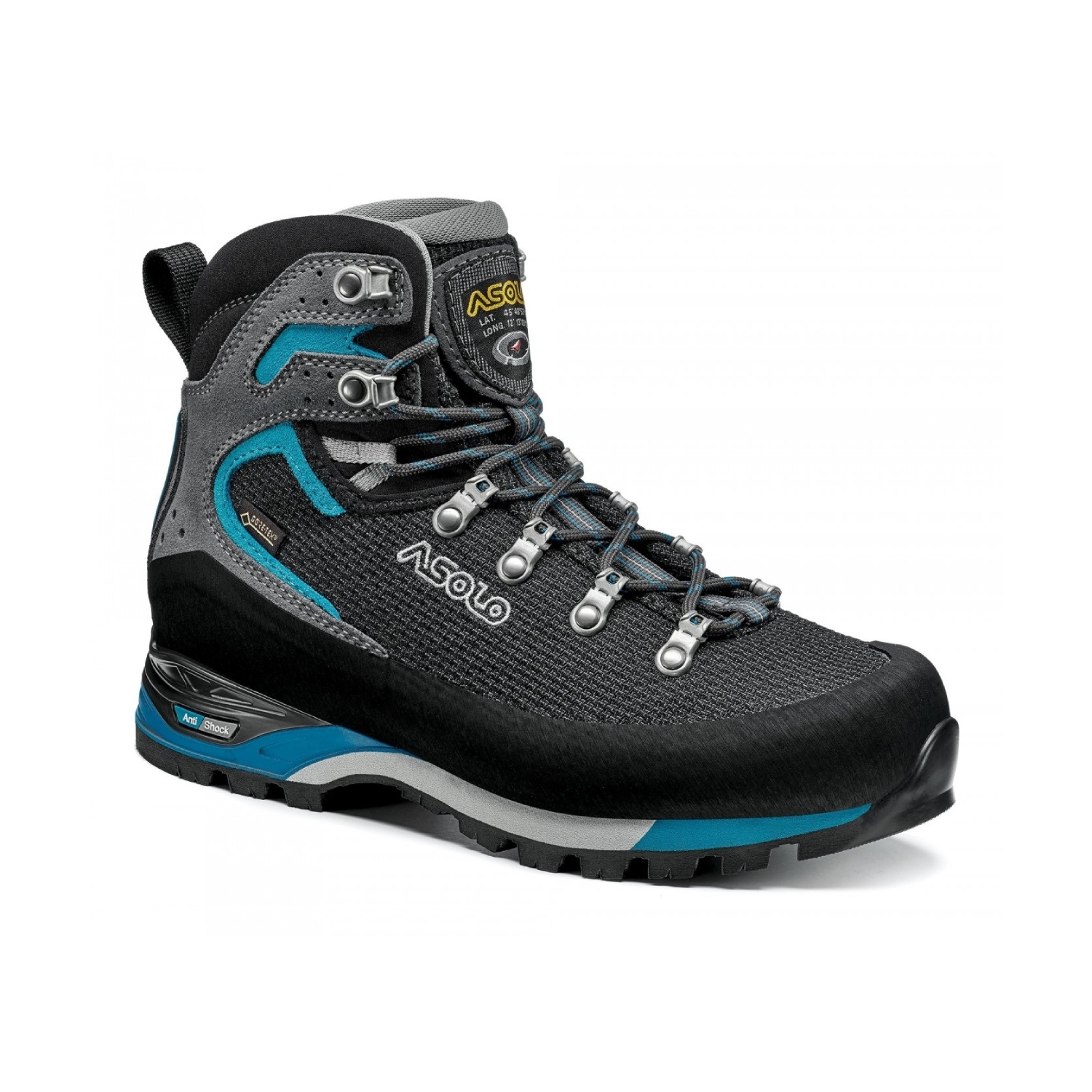 Damskie buty trekkingowe Asolo Corax GV ML black/peacock blue - 5,5