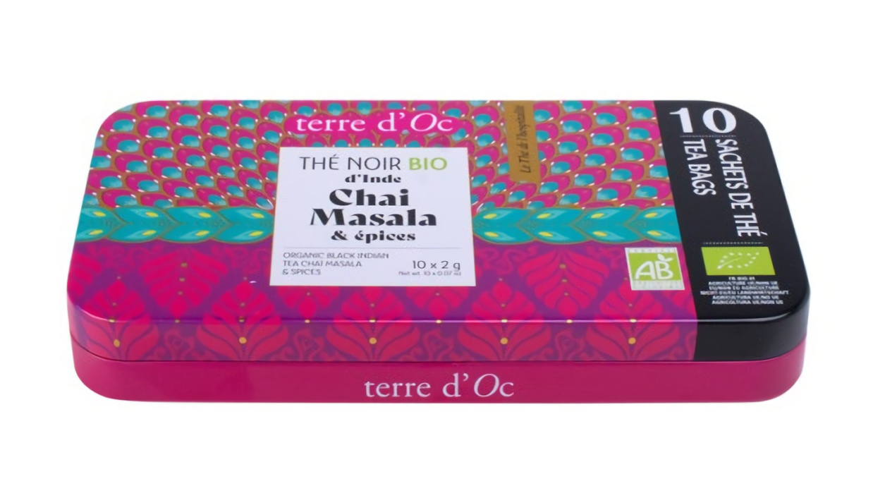 Terre d'Oc - Herbata czarna w torebkach 10 x 2 g Hospitality Chai Masala