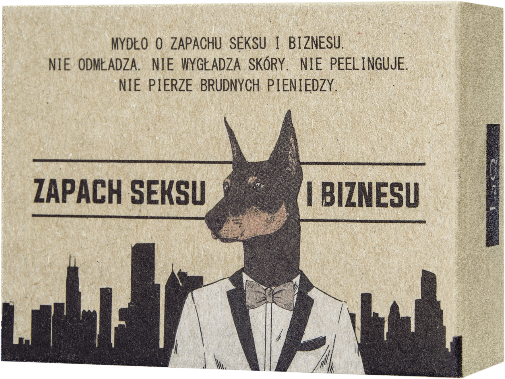 LaQ Doberman mydło w kostce dla facetów, 85 g